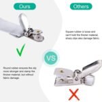 Adjustable Triangle Elastic Suspenders Gripper Holder Straps Clip for Bed Sheets (4 Pc) - Image 4