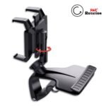 Car Mobile Phone Holder Mount Stand with 360 Degree. Stable One Hand Operational Compatible with Car Dashboard. - Image 8