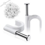 100 Pc 6 MM Cable Clip used in all kinds of wires to make them stuck and holded in walls etc. - Image 8