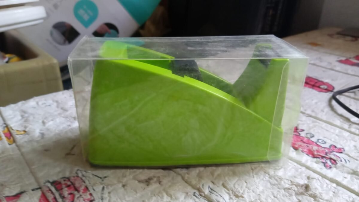 Plastic Tape Dispenser Cutter – Heavy Duty Stationary Tape Cutter for Home, Office, School Use (1 Pc / 515 gm) - Image 7