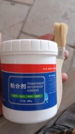 Transparent Waterproof Glue 250g with Brush, Leakage Protection Outdoor Bathroom Wall Tile Window Roof, Anti-Leakage Agent, sealant glue, Roof Sealant Waterproof Gel - Image 7