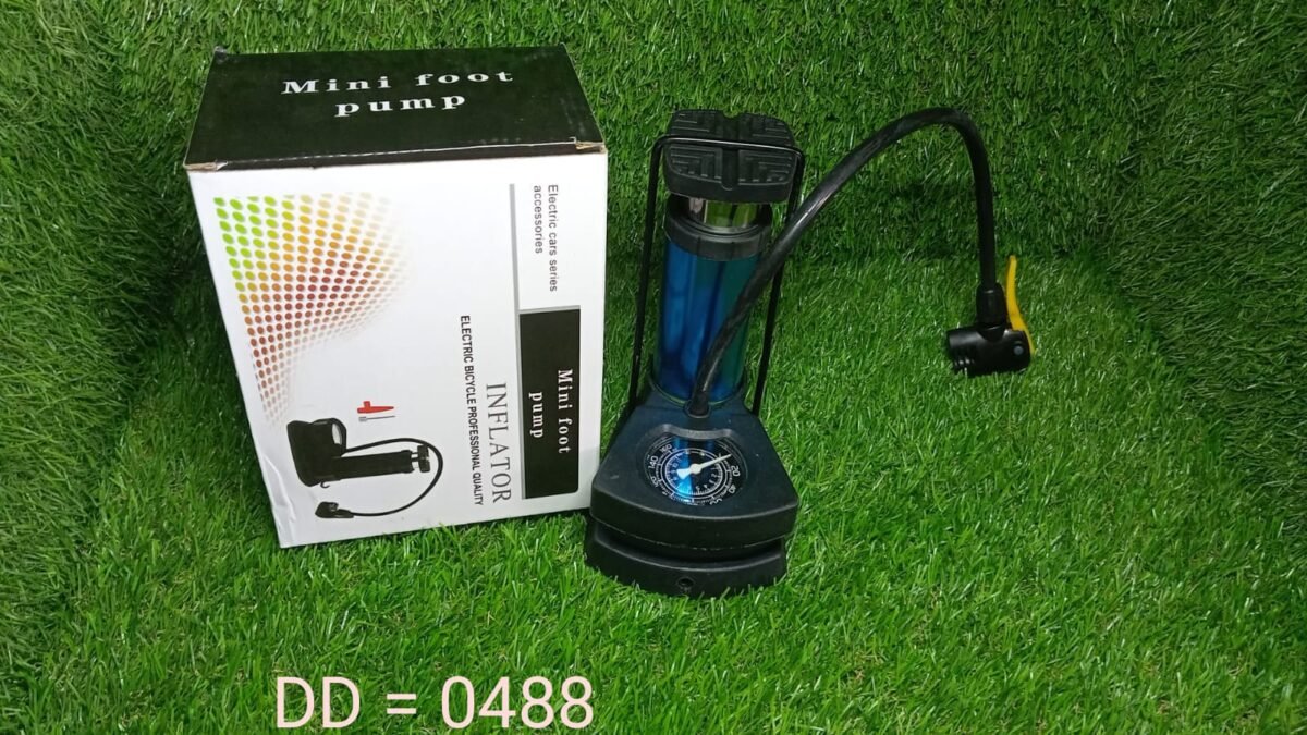 Mini Foot Pump Inflator For  Bike and car - Image 6