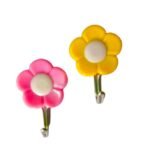 Plastic Self-Adhesive Flower Shape Hooks (Pack of 5) - Image 5
