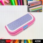 Multipurpose Cartoon Pencil Box – 2-Compartment Compass Box for Kids (Mix Color 1 Pc) - Image 2