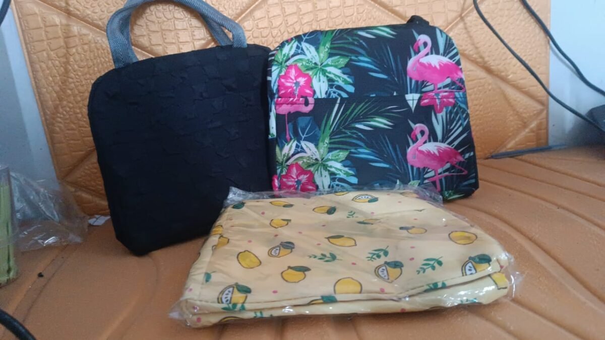 Lunch Box Bag for Women Men Insulated Lunch Bag With Zipper (1 Pc / Mix Color) - Image 8