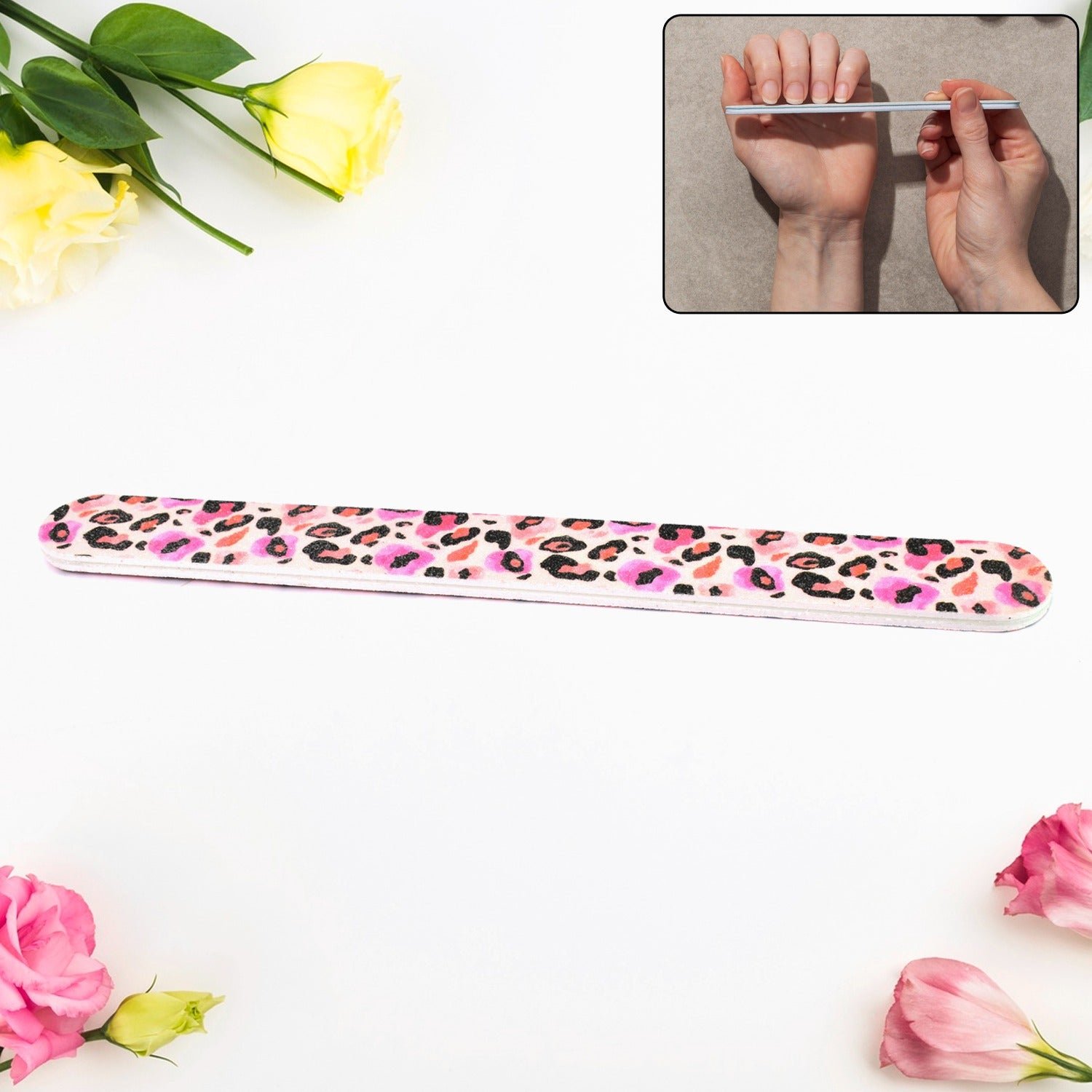 446a928f-fbe2-4d82-819b-732b4422d1ba.jpg Professional Nail Filer Double Sided For Nail Shaper Nail File (1 Pc) - Image 1