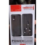 10000mAh, 12W Fast Charging Power Bank with built 4 in 1 USB with Mobile Holder (1 Pc) - Image 8