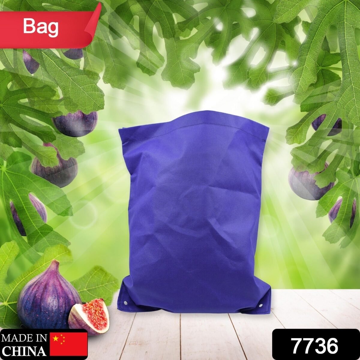 REUSABLE SMALL SIZE GROCERY BAG SHOPPING BAG WITHOUT HANDLE, - Image 3