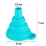 Silicone Funnel for Kitchen Use Oil Pouring Sauce Water Juice - Image 3