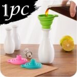 Silicone Funnel for Kitchen Use Oil Pouring Sauce Water Juice - Image 5
