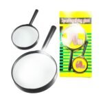Magnifying glass Lens - reading aid made of glass - real glass magnifying glass that can be used on both sides - glass breakage-proof magnifying glass, Protect Eyes, 90mm & 60mm (2pc Set) - Image 3