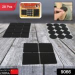 28 pc Rubber furniture Pads Self Sticking Non Slip Furniture Noise Insulation Pads - Image 2