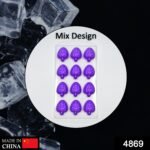 Mix design Ice Trays for Freezer with Easy to Release Flexible Silicone shape ice cavity. - Image 2