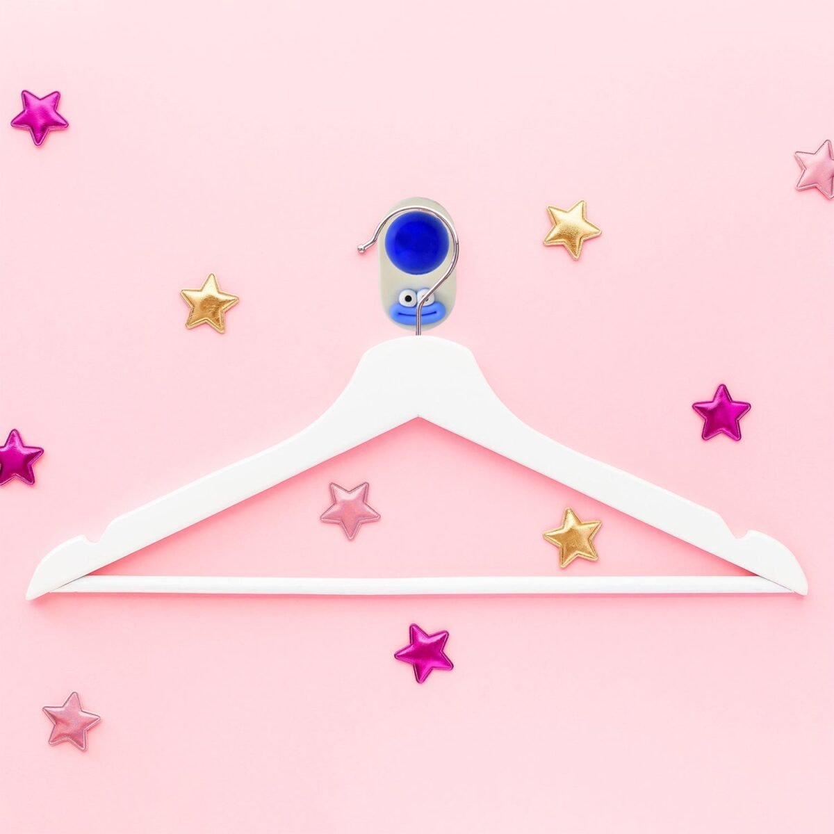 Cartoon Colorful Hooks Simple Ball Shape Hook Self-adhesive (1 Pc) - Image 3