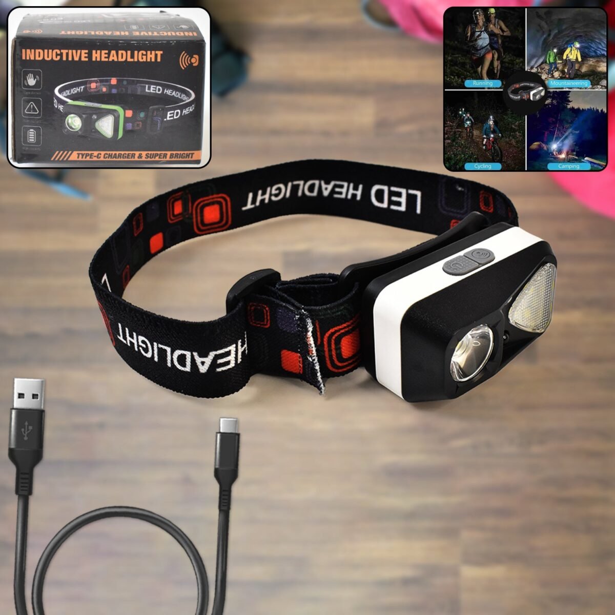 Ultra Bright Head-Mounted Flashlight - Image 1