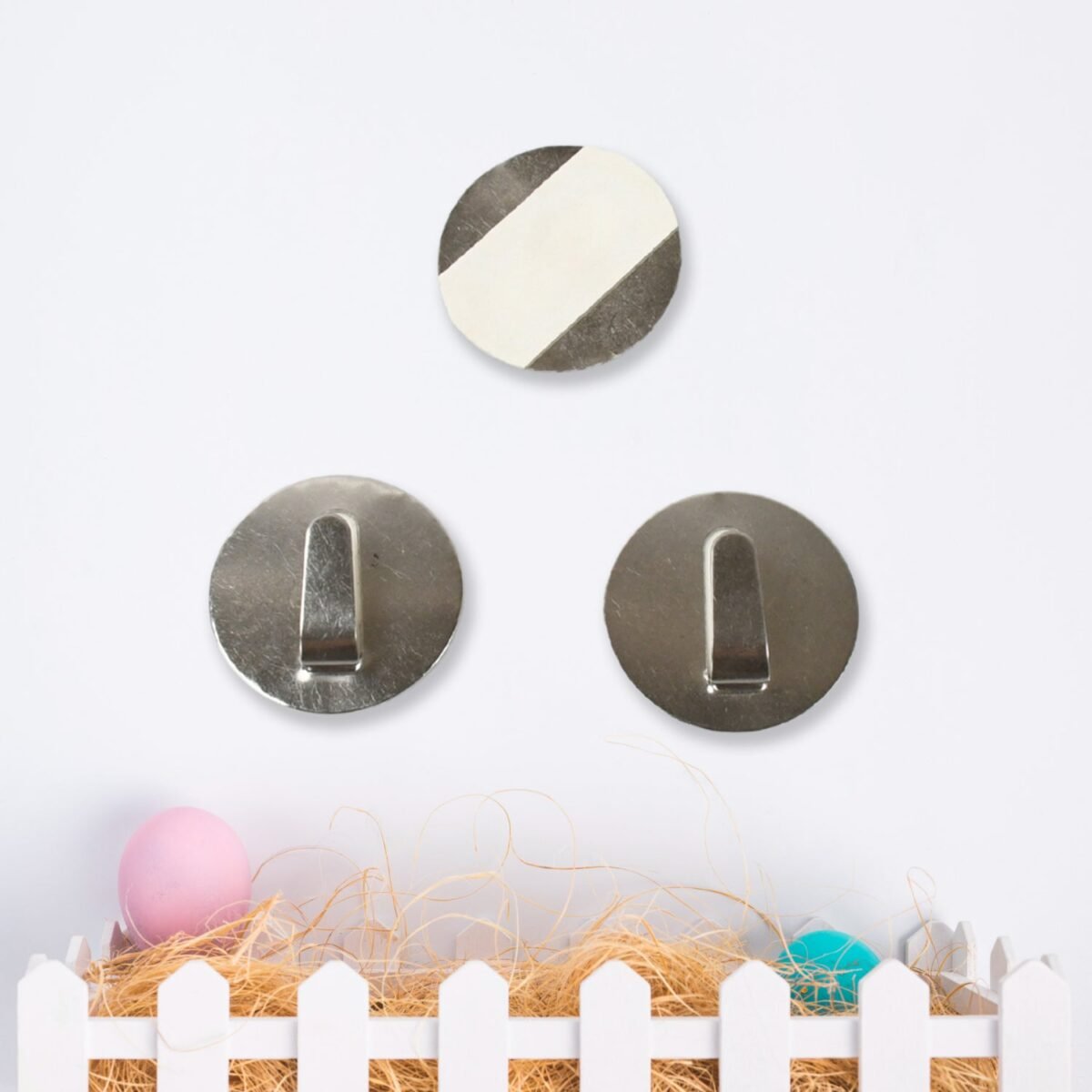 Self- Adhesive Hooks, Heavy Duty Wall Hooks Hangers Stainless Steel Waterproof Sticky Hooks for Hanging Robe Coat Towel Kitchen Bathroom and. - Image 5
