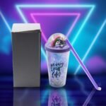 Sipper Bottle with Straw, LED Glow Light  for Kids/Tumbler with Straw/Vacuum Flask/Sipper Plastic Tumbler/Sipper Bottle with Straw (Pack of 1) - Image 7