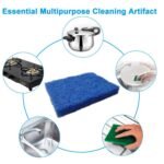 Kitchen Scrubber Pads for Utensils / Tiles Cleaning (Pack of 4) - Image 6