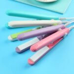 Beauty and Personal Care Professional Ceramic Plate Mini Hair Styler Straightener and Curler - Image 4