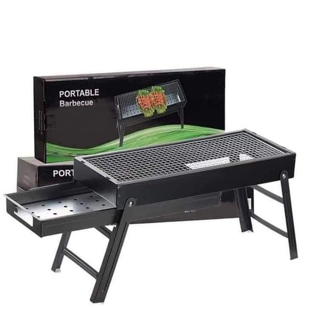 4_9b823903-8b3f-4ac2-9e28-1628a091cc2b.jpg Folding Portable Barbeque BBQ Grill Set for Outdoor and Home - Image 1