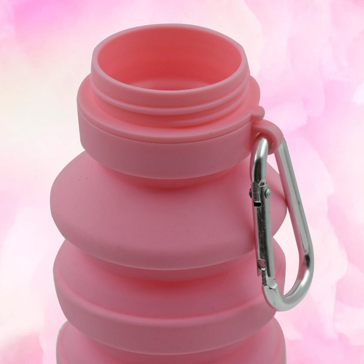 Foldable Water Bottle, Silicone Leak Proof Portable Sports Travel Water Bottle for Outdoor, Gym, Hiking (1 Pc / 24 cm Foldable) - Image 5