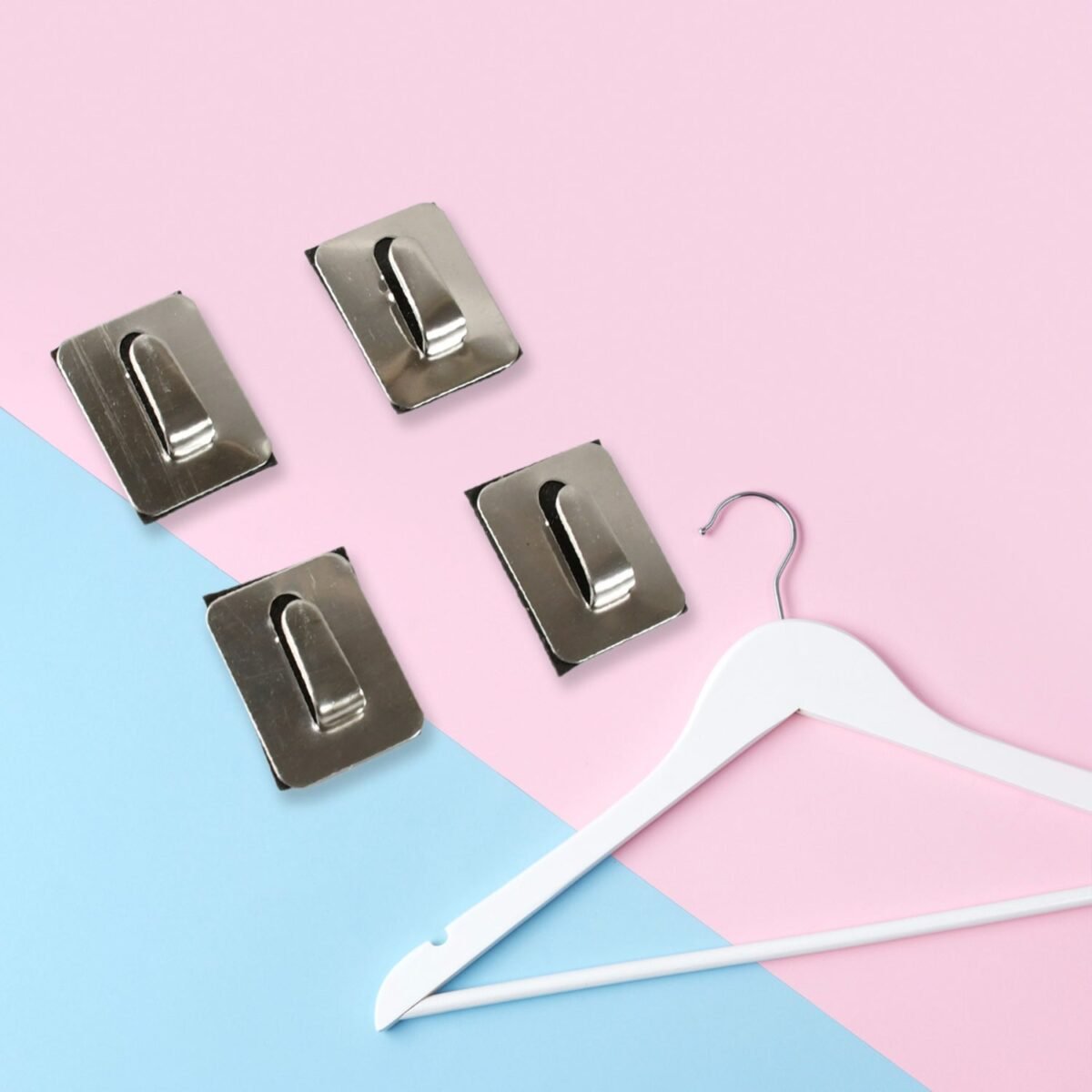 Self- Adhesive Hooks, Heavy Duty Wall Hooks Hangers Stainless Steel Waterproof Sticky Hooks for Hanging Robe Coat Towel Kitchen Bathroom and. - Image 5