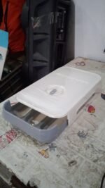 Egg Storage Box Plastic Egg Drawer Fridge Egg Organizer Egg Keeper Refrigerator Egg Drawer Plastic Egg Carton Covered Egg Holder Pantry Egg Bin Household Egg Tray (1 Pc) - Image 9