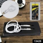 JK Aux Cable for Mobile and Tablet Home / Car Stereos & More (1 Pc / 1000MM) - Image 2