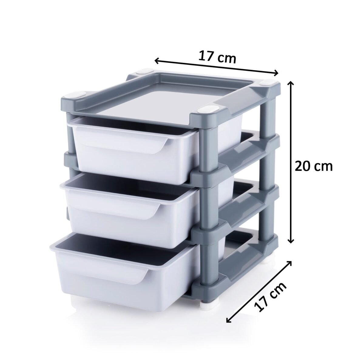 Mini 3 Layer Drawer Used for storing makeup equipment’s and kits used by women’s and ladies. - Image 5