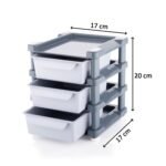 Mini 3 Layer Drawer Used for storing makeup equipment’s and kits used by women’s and ladies. - Image 5