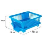 Plastic Sink Dish Drainer Drying Rack (With Brown Box) ( MOQ :- 6 Pc) - Image 5