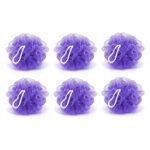 Bath Shower Loofah Sponge Pouf Body Scrubber (Pack of 6Pcs) - Image 4