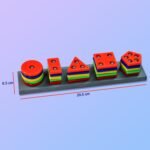 Geometric Brick - 5 Angle Matching Column Blocks for Kids - Preschool Educational Learning Toys. - Image 5