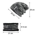 Ultra Soft Unisex Woolen Beanie Cap Plus Muffler Scarf - Image 6
