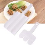 Small Multifunction Fritters Maker - Creative Fritters Scoop Multi-Function Ball Maker | Portable Maker for Making Cake Balls, Ice Cream Spoon, Doughnut, Hand Cutting Scoop(2pc Set) - Image 2