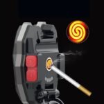 Triangular Camping Flashlight with Lighter – 6 Modes, 3 Colors, Waterproof, Magnetic Keychain - Image 4