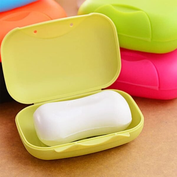 Travel Soap Box with Cover – Waterproof, Leakproof (1 Pc)