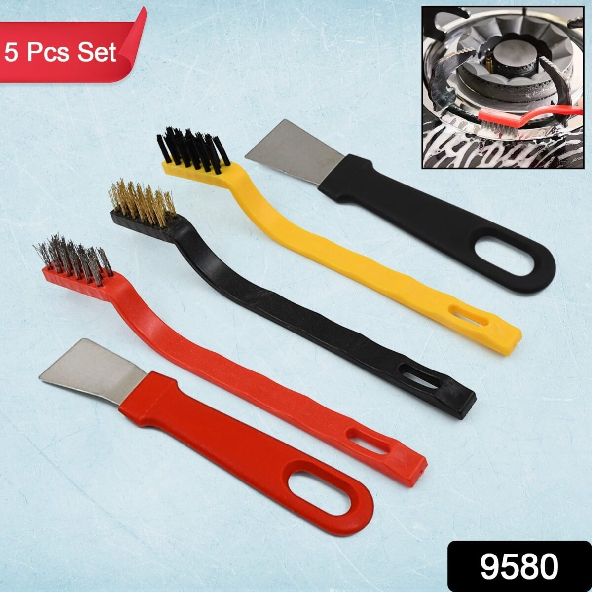 Wire Brush and Scraper Set (5 Pcs Set) - Image 2