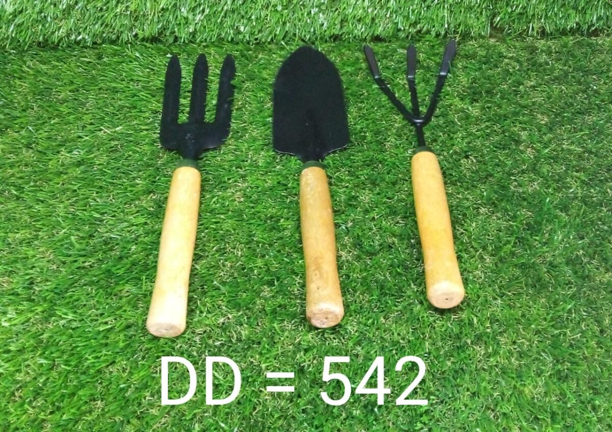 Gardening Tools - Hand Cultivator, Small Trowel, Garden Fork (Set of 3) - Image 7