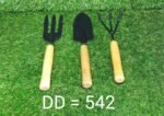 Gardening Tools - Hand Cultivator, Small Trowel, Garden Fork (Set of 3) - Image 7