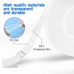 Double Sided Nano Adhesive Tape, 3 meter Washable Traceless Nano Gel Tape, Multipurpose - Image 6