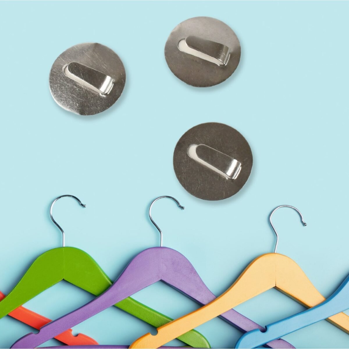 Self- Adhesive Hooks, Heavy Duty Wall Hooks Hangers Stainless Steel Waterproof Sticky Hooks for Hanging Robe Coat Towel Kitchen Bathroom and. - Image 6
