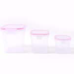 Kitchen Storage Container Set Of 3 Pcs (250, 500, 1000 ML) - Image 5