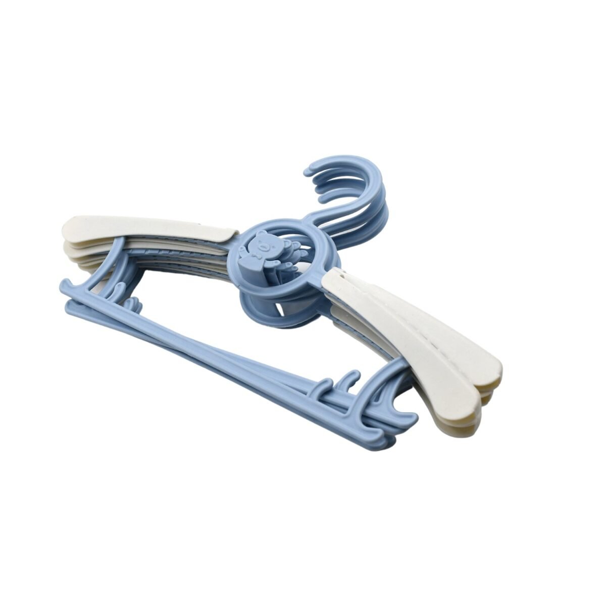 Large Adjustable Plastic Dress Hangers – Space-Saving & Lightweight (5 Pc) - Image 1