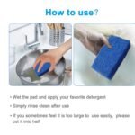 Kitchen Scrubber Pads for Utensils / Tiles Cleaning (Pack of 4) - Image 3