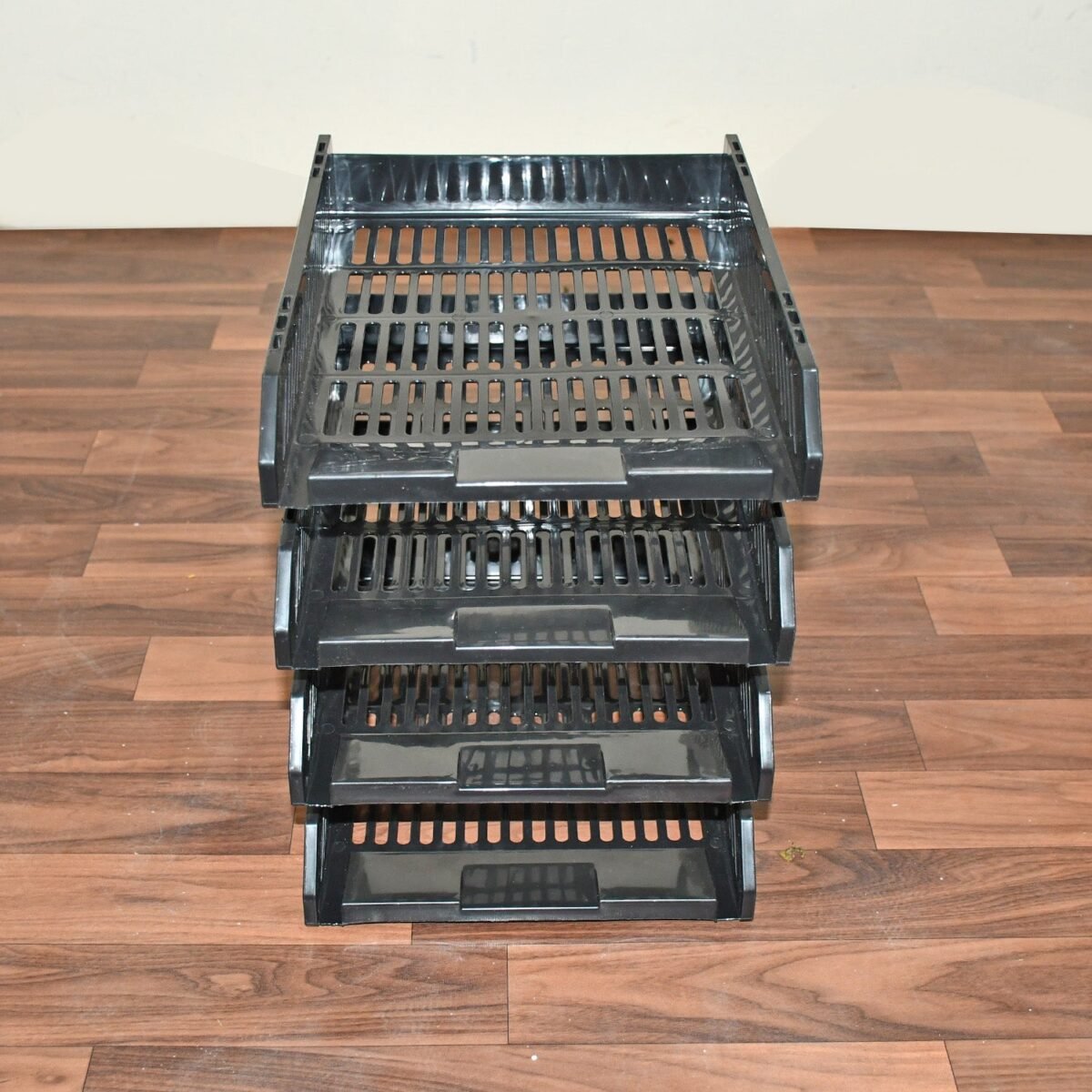 4-Layer Multifunctional File Rack with Drawers for Office Desk - Image 5