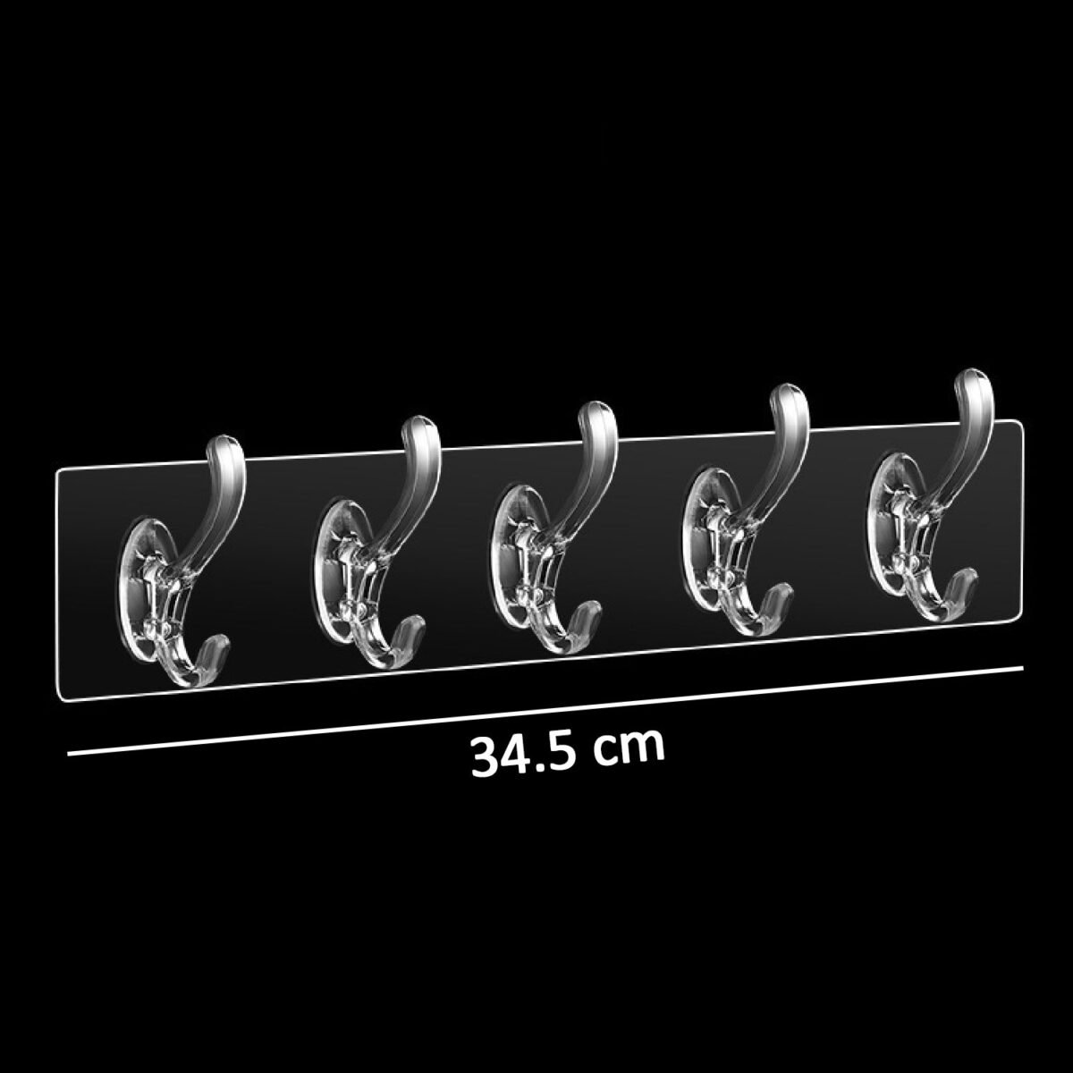 Adhesive Transparent Heavy Duty Wall Hook - Image 6