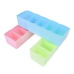 5 Compartments Socks / Handkerchief / Underwear Storage Box Socks Drawer Closet Organizer Storage Boxes (pack of 2) - Image 4