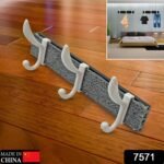 Wall Mounted Coat Hanger Rack – 6 Hooks for Clothes, Jackets & Hats