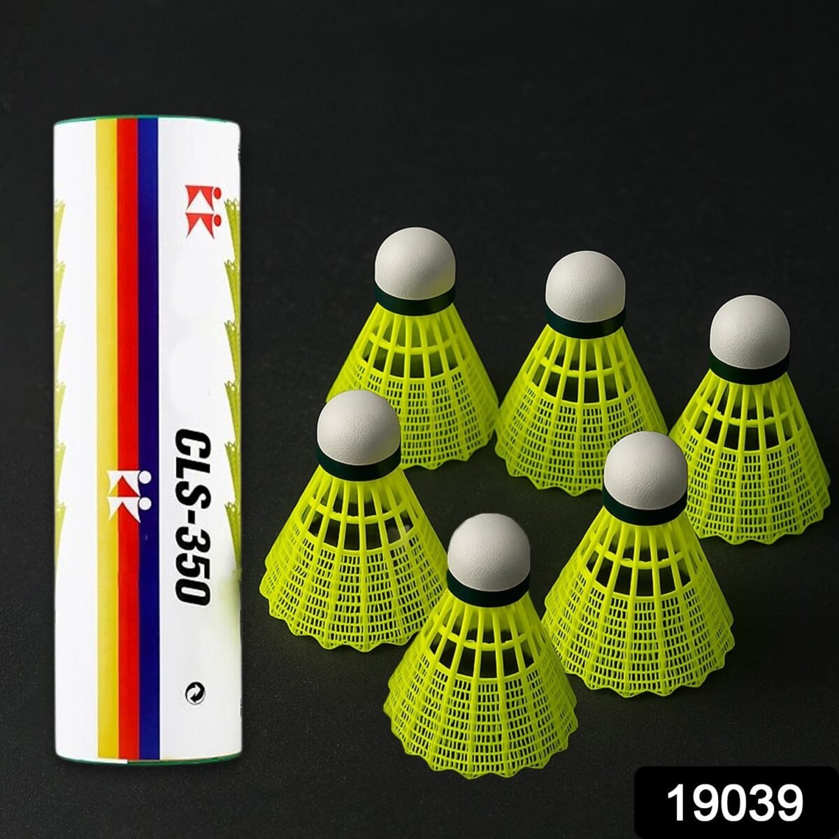 Durable Plastic Shuttlecock (6 Pcs Set) - Image 1